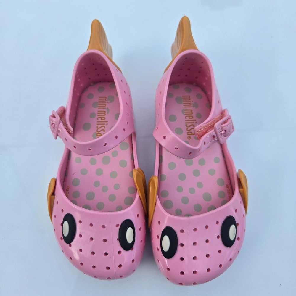 Mini Melissa Baby's, Little Girl's and Girl's Furadinha Fabula Mary Jane Flats 9